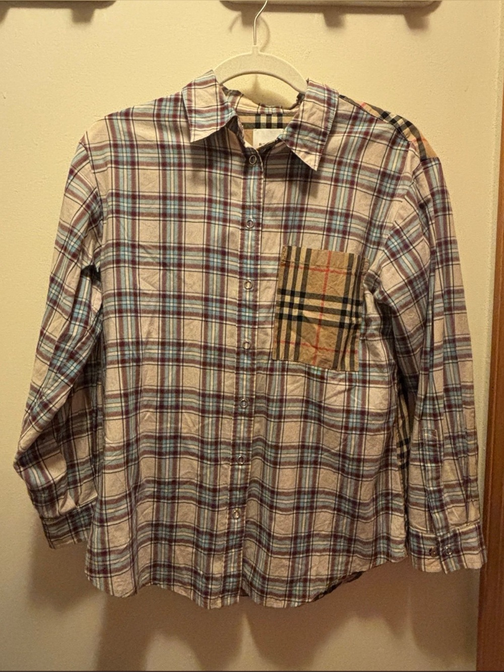Burberry Shirt with Contrast Pocket